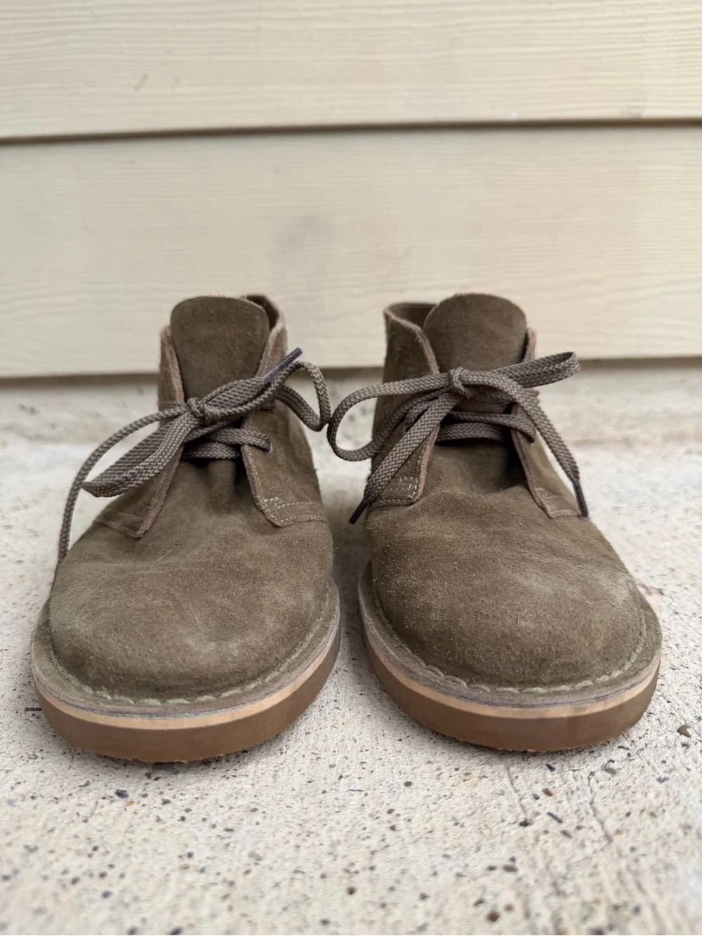 Clarks Bushacre 3 Suede Chukka Desert Boots Extreme Comfort Men Size 8 Sand